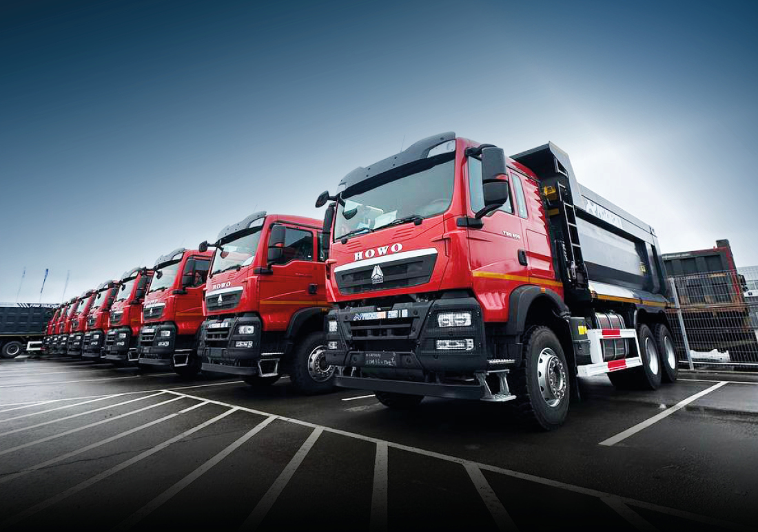 Изображение к статье ««Русбизнесавто» отгружает 9 самосвалов «HOWO» для строительства дорог и автомагистралей»