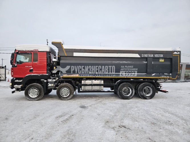 Купить Самосвал HOWO T5G 8x4 б/у (2022г.в., 129 594 км.)(5873)новая резина зад. ось в компании Русбизнесавто - изображение 6