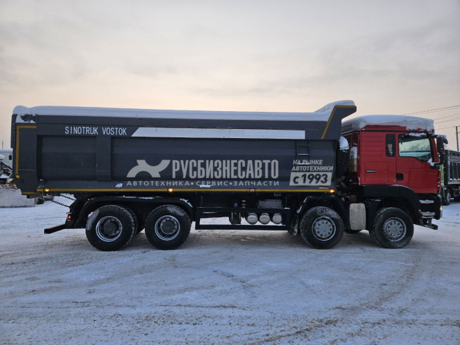 Купить Самосвал HOWO T5G 8x4 б/у (2022г.в., 129 594 км.)(5873)новая резина зад. ось в компании Русбизнесавто - изображение 2