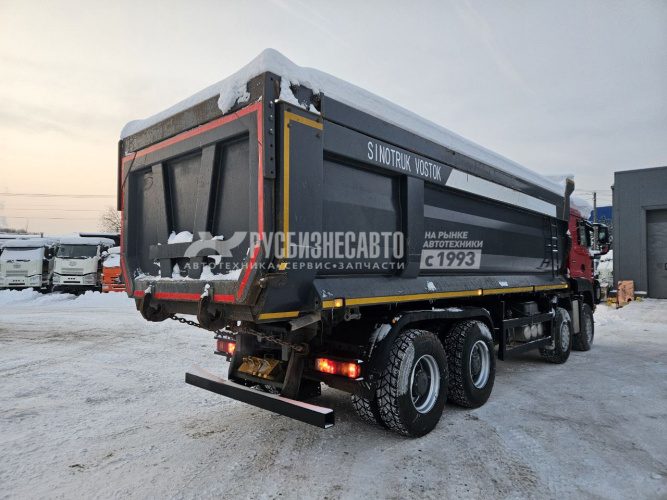 Купить Самосвал HOWO T5G 8x4 б/у (2022г.в., 129 594 км.)(5873)новая резина зад. ось в компании Русбизнесавто - изображение 3