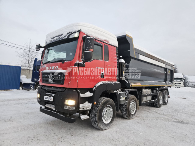 Купить Самосвал HOWO T5G 8x4 б/у (2022г.в., 129 594 км.)(5873)новая резина зад. ось в компании Русбизнесавто - изображение 7