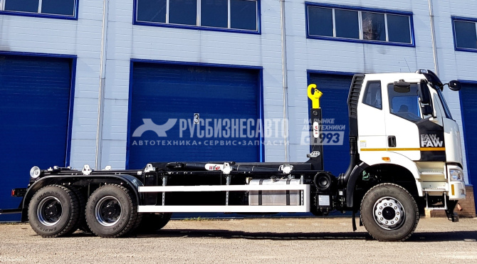 Купить Мультилифт FAW 3250АМ J6 (6*4) + Велмаш ВК Т20-6000 (Palfinger)  в компании Русбизнесавто - изображение 1