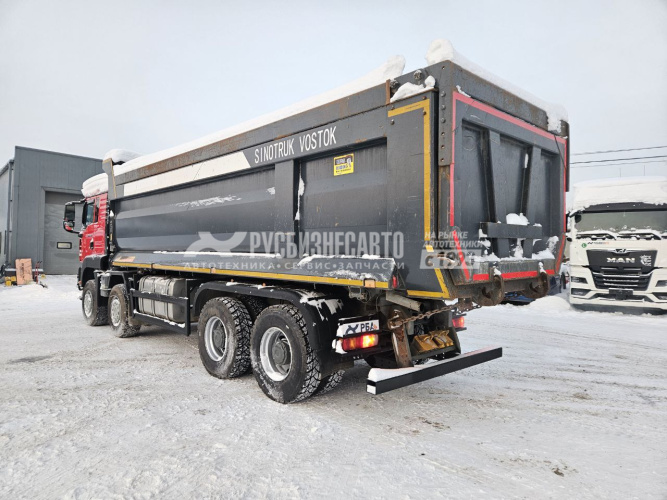 Купить Самосвал HOWO T5G 8x4 б/у (2022г.в., 129 594 км.)(5873)новая резина зад. ось в компании Русбизнесавто - изображение 5